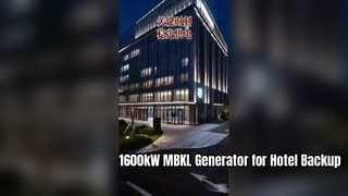 Konfor ve Güvene Güç Vermek | Otel Yedeklemesi için 1600kW MBKL Jeneratör