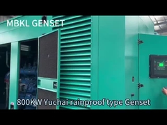 YC12VC2510-D31 1600KW Yuchai Dizel Jeneratörü Sessiz tip