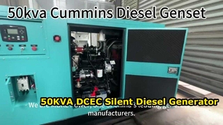 Bu 50KVA DCEC sessiz dizel jeneratör, maksimum güvenilirlik ve bayi karlılığı için tasarlanmıştır