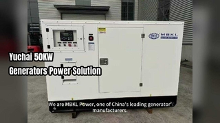 Yuchai 50KW Dizel Jeneratör Güvenilir Güç