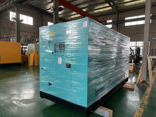 Güvenilir güç üretimi için YC6MJ500L-D21 motoru ile 300KW sessiz tip dizel jeneratör seti