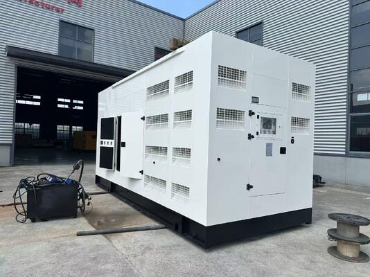 Fabrikalar, Veri Merkezleri ve Hastaneler için 1000kW Akustik Kapalı Dizel Jeneratör